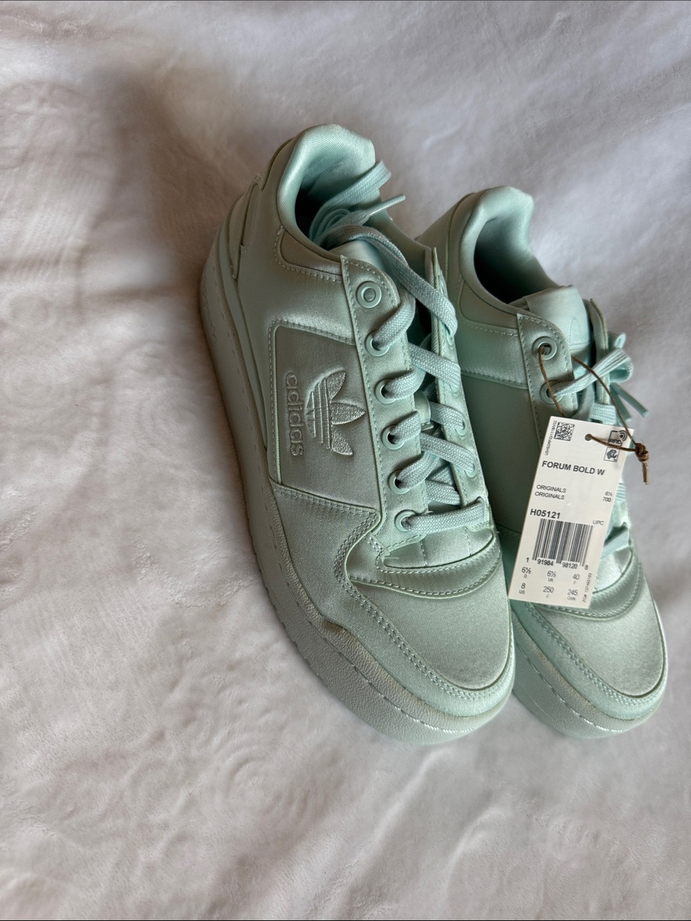 adidas Forum Bold W Sneakers in Mint Green
